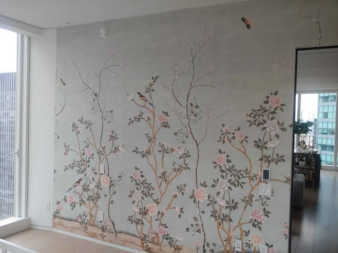 Peel and Stick Wallpaper In Greenpoint, Brooklyn, NYC